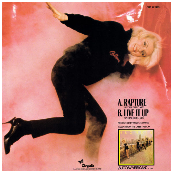 BLONDIE - RAPTURE | 12" MAXI SINGLE USADO