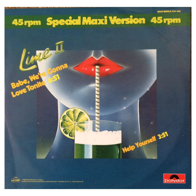 LIME - BABE, WE'RE GONNA LOVE TONITE | 12" MAXI SINGLE USADO