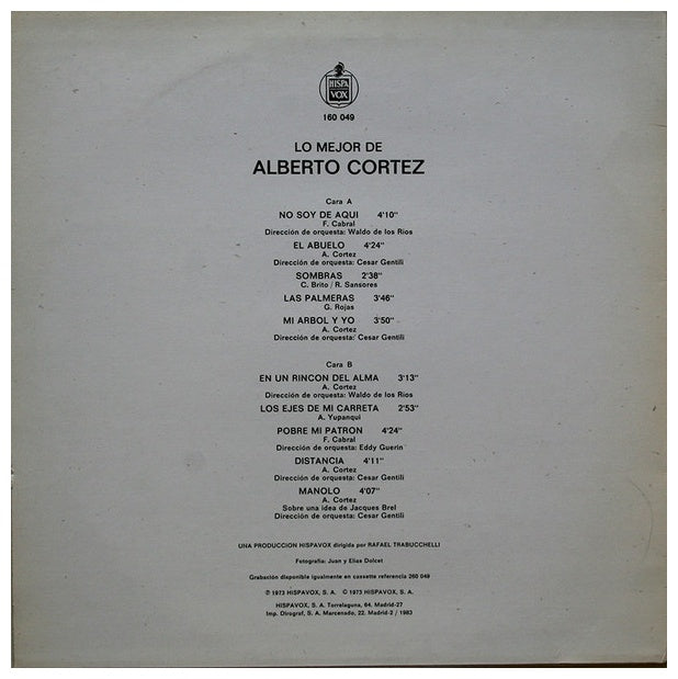 ALBERTO CORTEZ - LO MEJOR | VINILO USADO