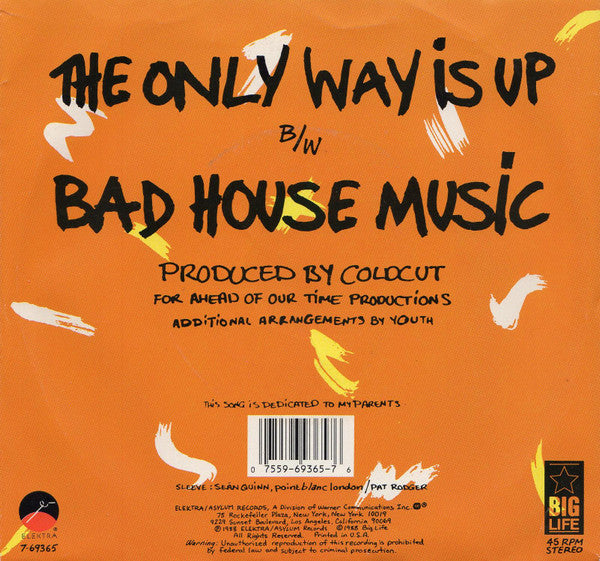 YAZZ AND THE PLASTIC POPULATION - THE ONLY WAY IS UP | 7" SINGLE VINILO USADO