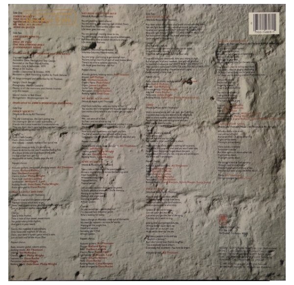 ALI THOMPSON - TAKE A LITTLE RHYTHM | VINILO USADO