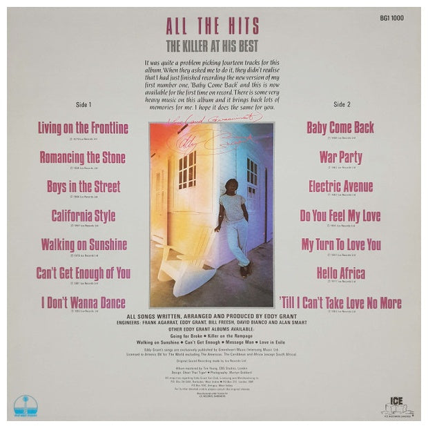 EDDY GRANT - ALL THE HITS | VINILO USADO