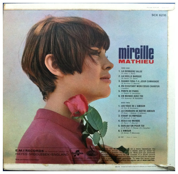 MIREILLE MATHIE - MIREILLE MATHIE WITH THE PAUL MAURIAT ORCHESTRA | VINILO USADO