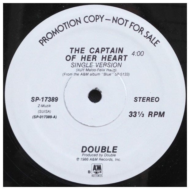 DOUBLE - THE CAPTAIN OF THE HEART (PROMO) | 12" MAXI SINGLE USADO