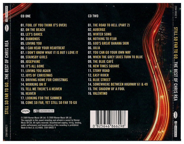 CHRIS REA - STILL SO FAR TO GO: THE BEST OF (2CD) | CD