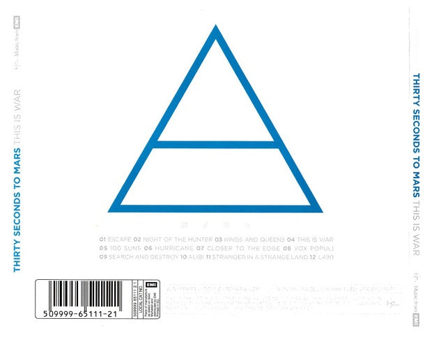 THIRTY SECONDS TO MARS - THIS IS WAR | CD