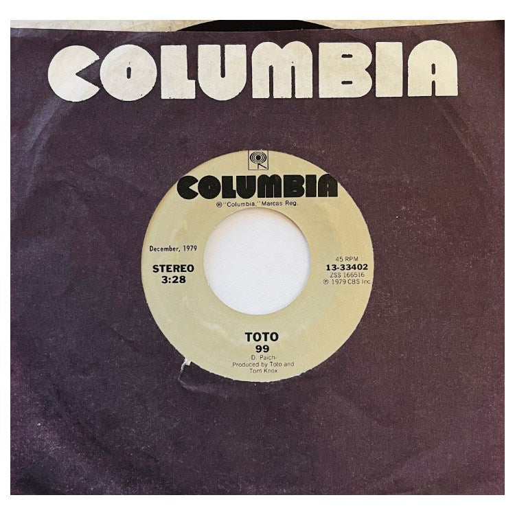 TOTO - 99/GEORGY PORKY | 7" SINGLE VINILO USADO