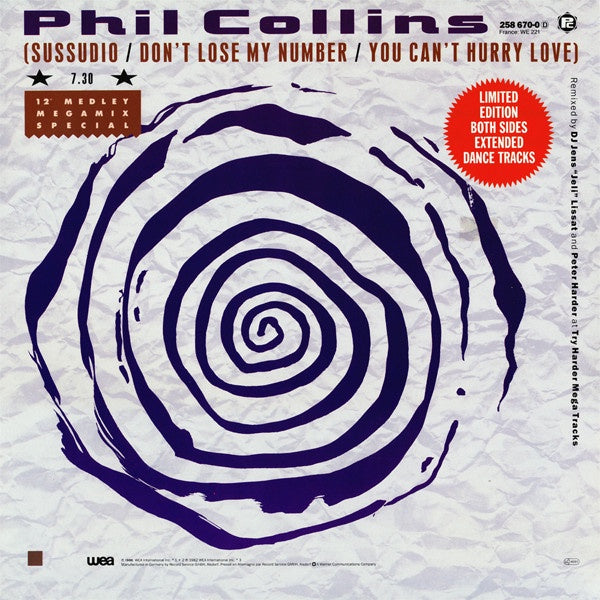 PHIL COLLINS - TAKE ME HOME/MEGAMIX | 12" MAXI SINGLE VINILO USADO