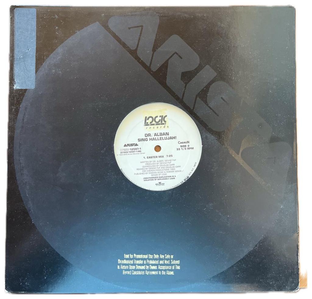 DR. ALBAN - SING HALLELUJAH ! | 12" MAXI SINGLE USADO