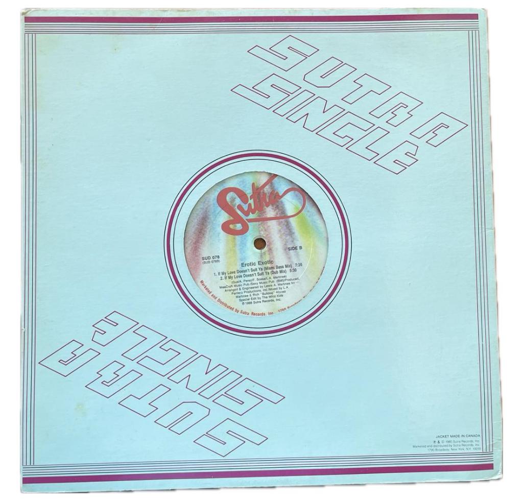 EROTIC EXOTIC - IF MY LOVE DOESN"T SUIT YA | 12" MAXI SINGLE USADO