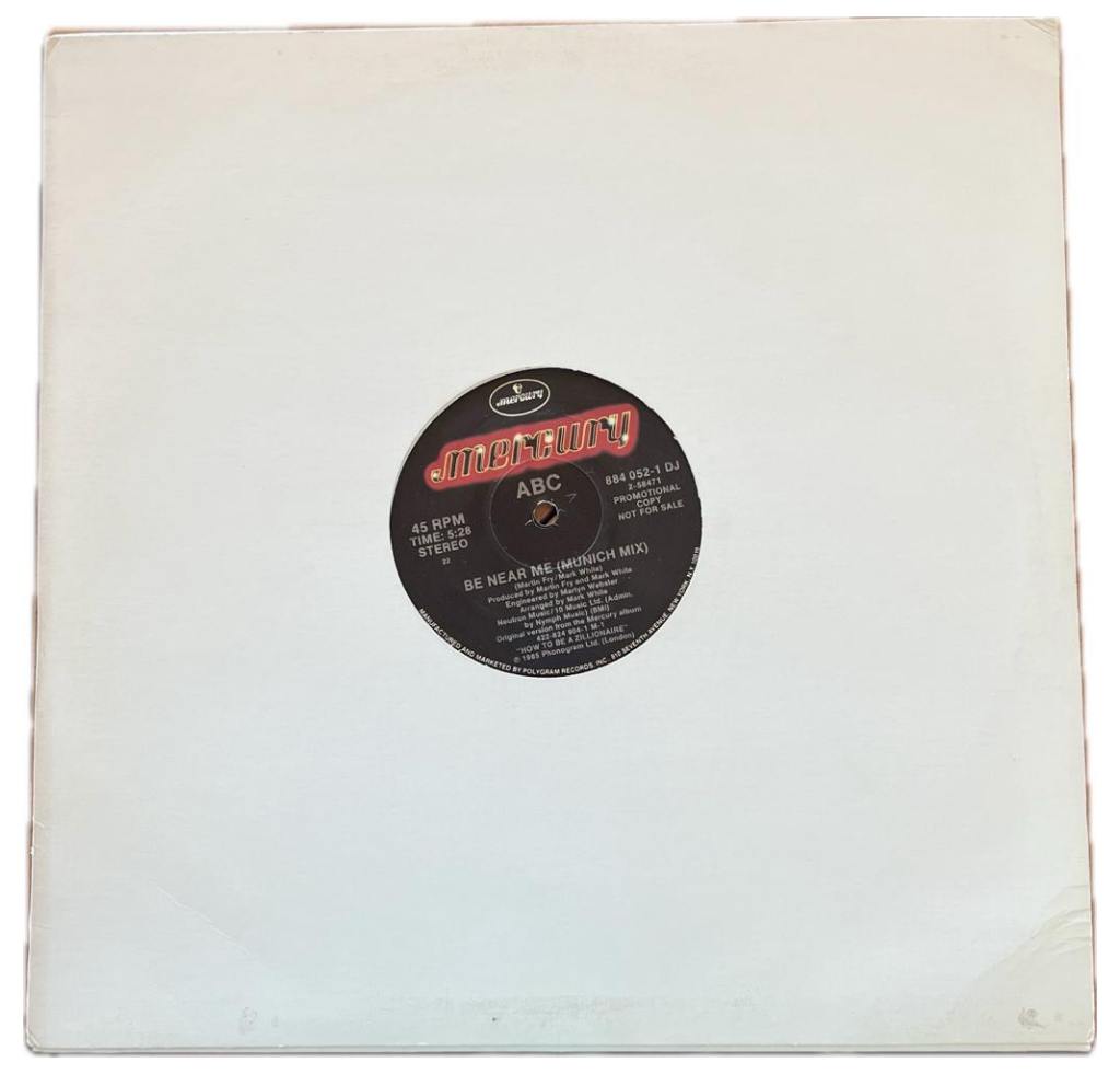 ABC - BE NEAR ME | 12" MAXI SINGLE USADO