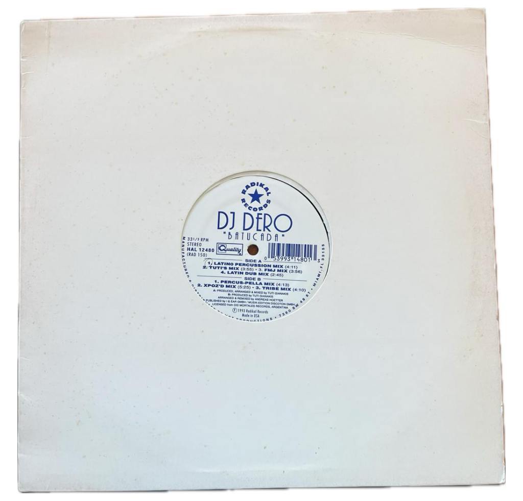 DJ DERO - BATUCADA | 12" MAXI SINGLE USADO