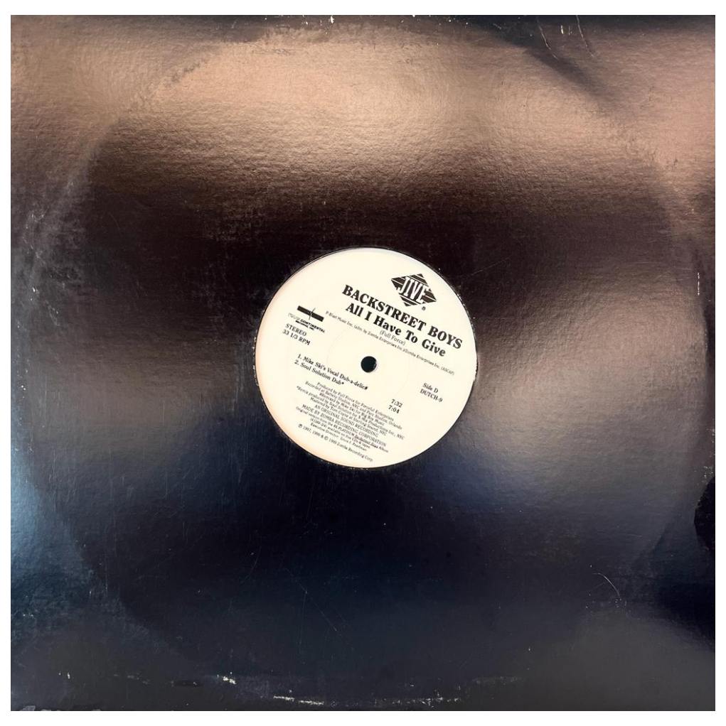 BACKSTREET BOYS - ALL I HAVE TO GIVE (2LP) | 12" MAXI SINGLE USADO