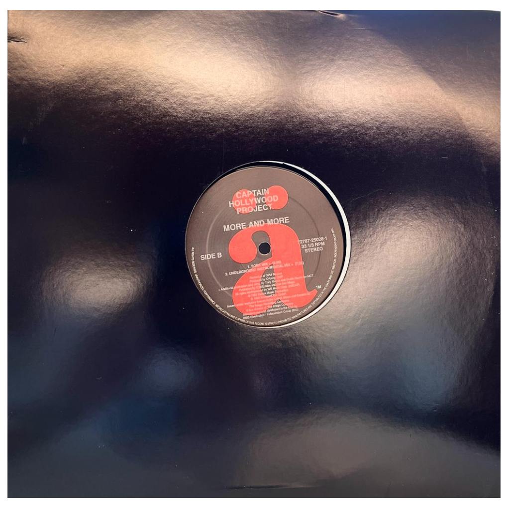 CAPTAIN HOLLYWOOD PROJECT - MORE AND MORE | 12" MAXI SINGLE USADO