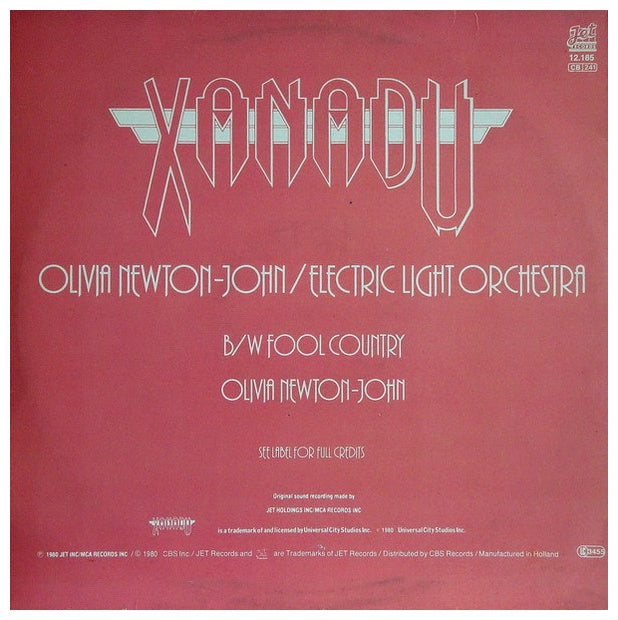 OLIVIA NEWTON JOHN/ELECTRIC LIGHT ORCHESTRA - XANADU | 12'' MAXI SINGLE USADO