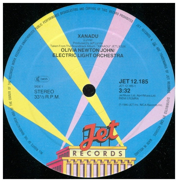 OLIVIA NEWTON JOHN/ELECTRIC LIGHT ORCHESTRA - XANADU | 12'' MAXI SINGLE USADO