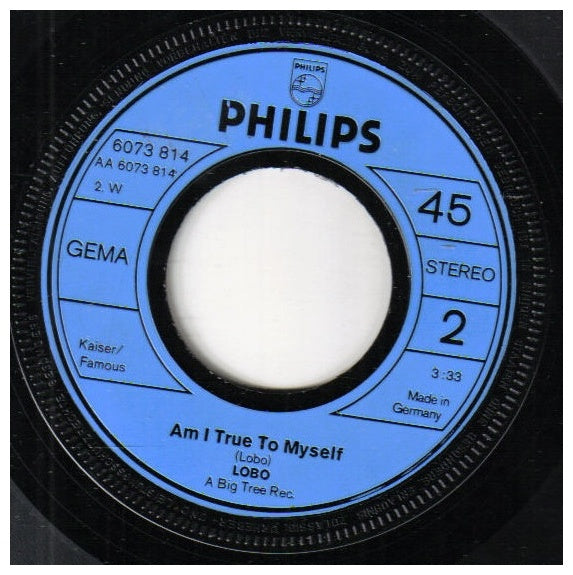 LOBO - I'D LOVE YOU TO WANT ME | 7" SINGLE USADO