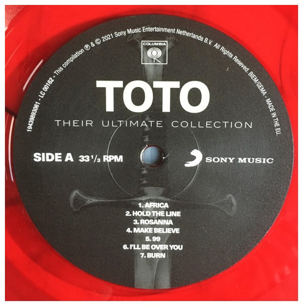TOTO - THEIR ULTIMATE COLLECTION (RED MARBLED VINYL) | VINILO