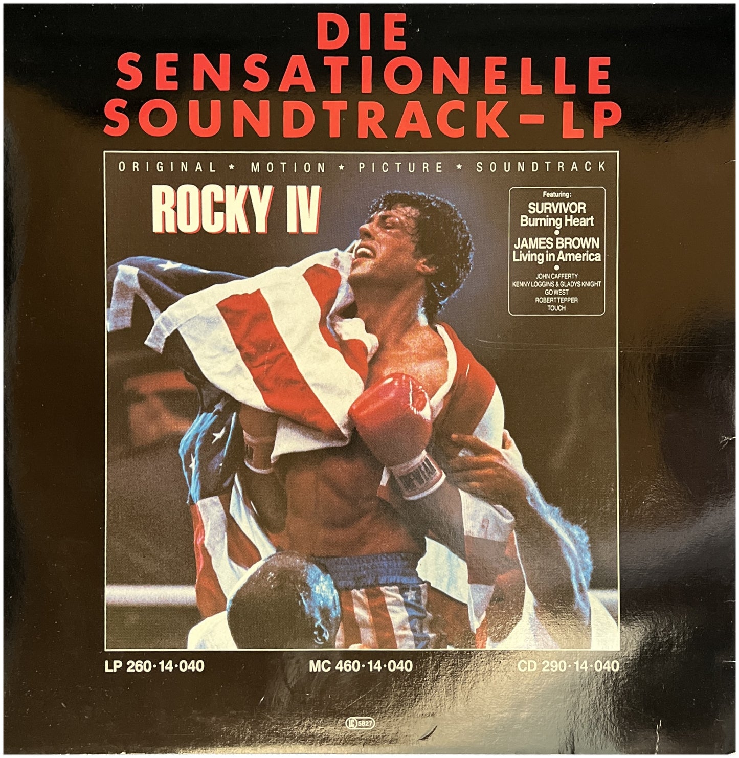 SURVIVOR - BURNING HEART/EYE OF THE TIGER | 12" MAXI SINGLE USADO