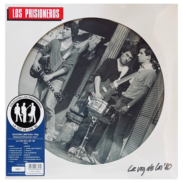 LOS PRISIONEROS - LA VOZ DE LOS 80'S (PICTURE DISC) | VINILO