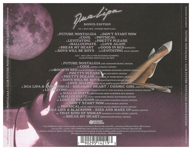 DUA LIPA - FUTURE NOSTALGIA + CLUB FUTURE NOSTALGIA(2CD) | CD