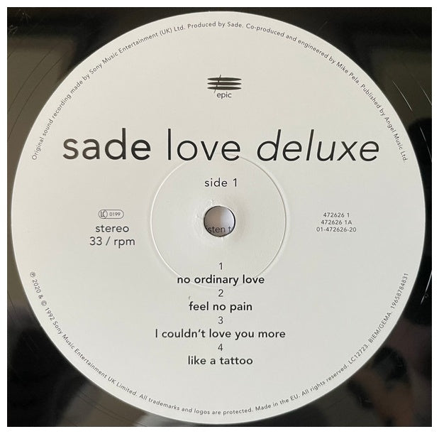 SADE - LOVE DELUXE | VINILO
