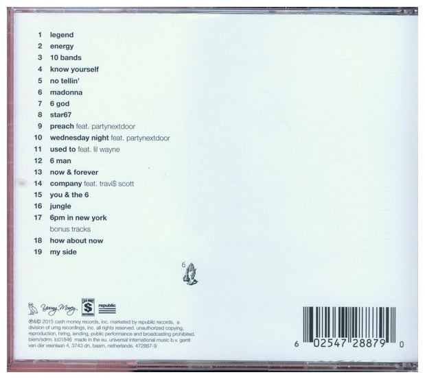 DRAKE - IF YOU'RE READING THIS IT'S TOO LATE | CD