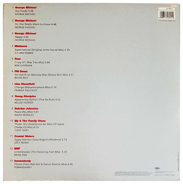 RED HOT+DANCE - VARIOUS ARTIST (2LP) | VINILO USADO