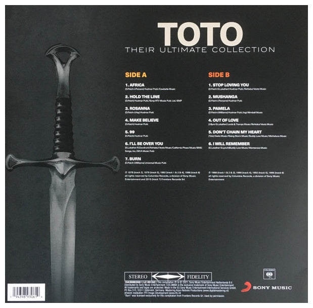 TOTO - THEIR ULTIMATE COLLECTION (RED MARBLED VINYL) | VINILO