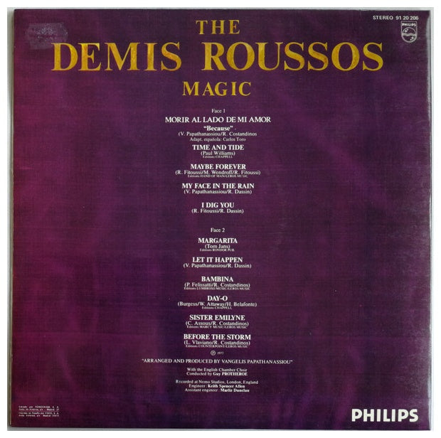 DEMIS ROUSSOS - THE DEMIS ROUSSOS MAGIC | VINILO USADO