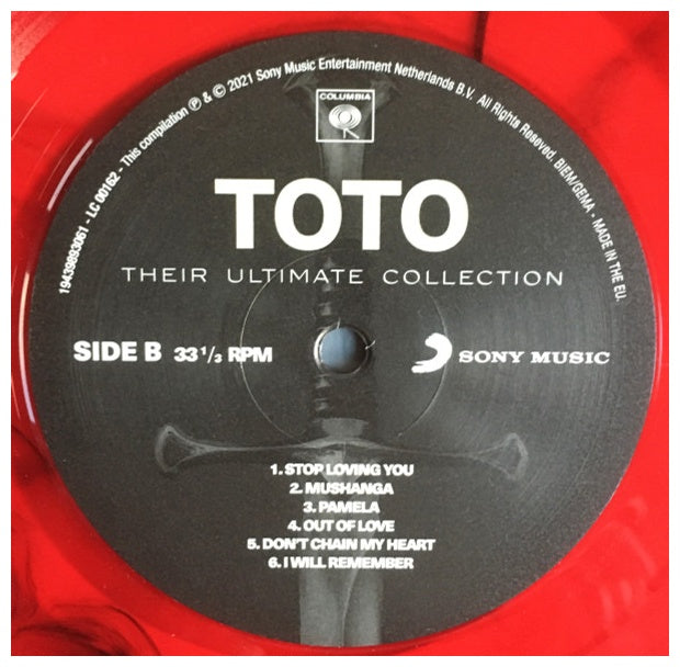 TOTO - THEIR ULTIMATE COLLECTION (RED MARBLED VINYL) | VINILO