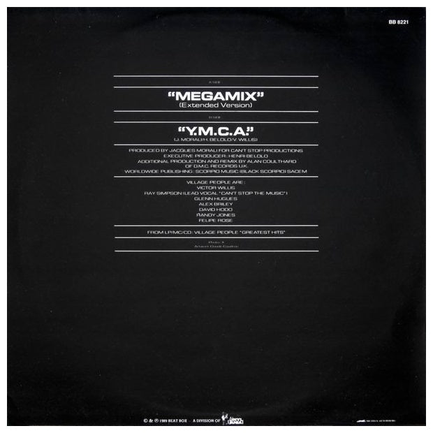 VILLAGE PEOPLE - MEGAMIX | 12" MAXI SINGLE VINILO USADO