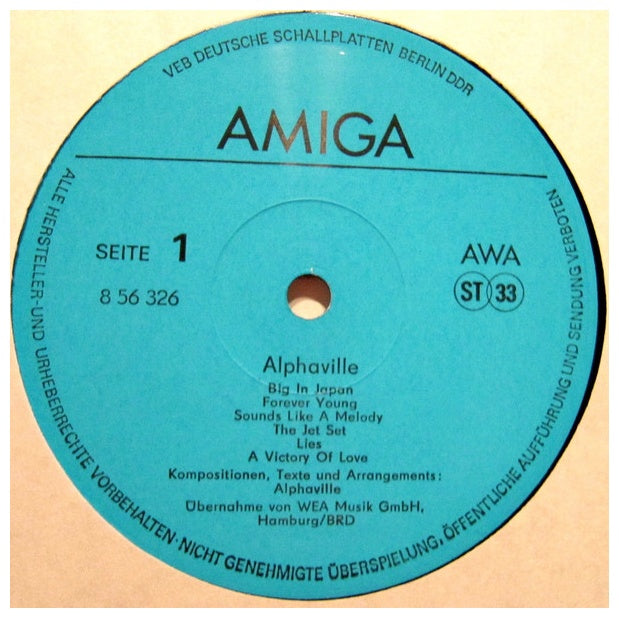 ALPHAVILLE - ALPHAVILLE : AMIGA COLLECTION | VINILO USADO