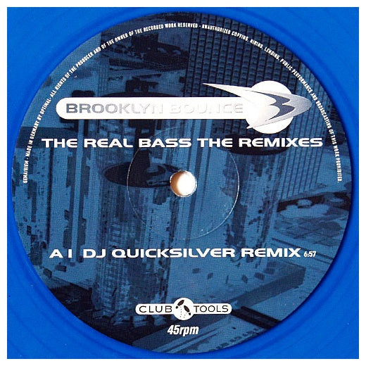 BROOKLYN BOUNCE - THE REAL BASS (THE REMIXES) | 12" MAXI SINGLE USADO