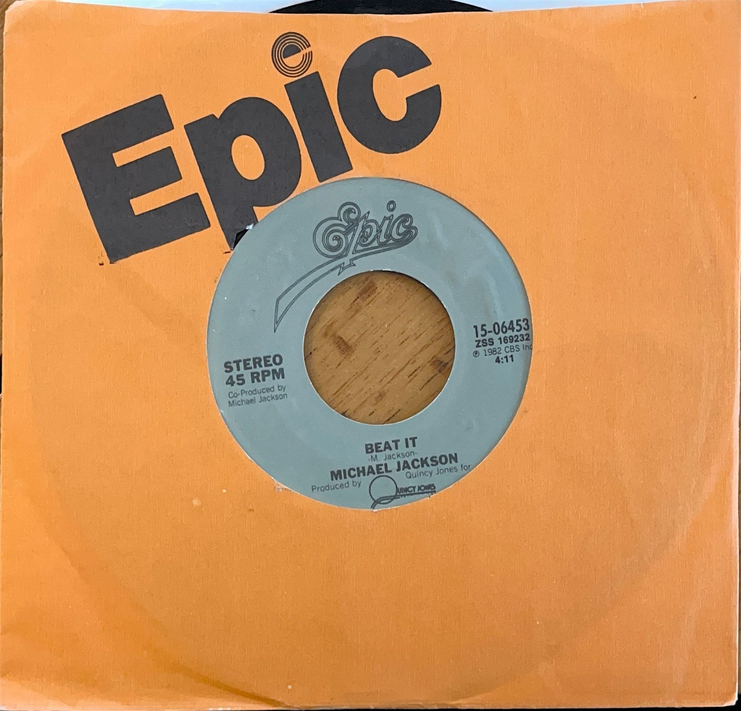 MICHAEL JACKSON - BILLIE JEAN/BEAT IT | 7" SINGLE USADO