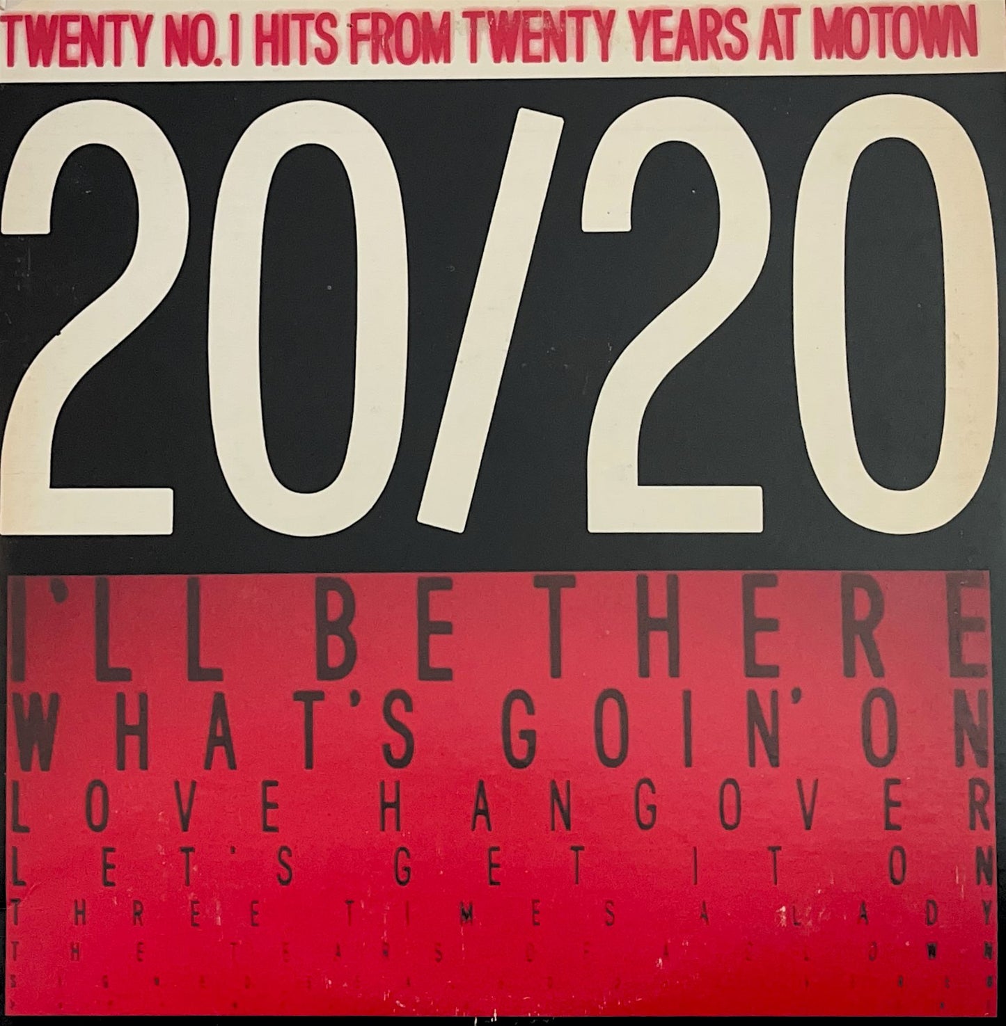 TWENTY YEARS OF MOTOWN - 20/20 - TWENTY N°1 HITS | VINILO USADO