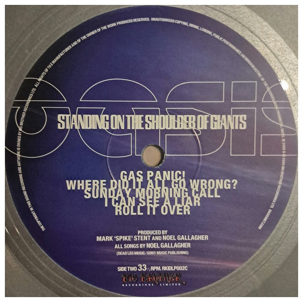 OASIS - STANDING ON THE SHOULDER OF GIANTS (25TH ANNIVERSARY EDITION) (SILVER VINYL) | VINILO