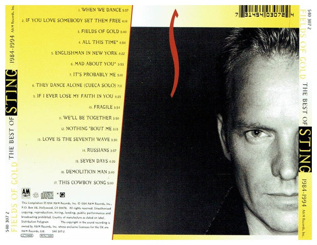 STING - FIELDS OF GOLD: THE BEST OF | CD