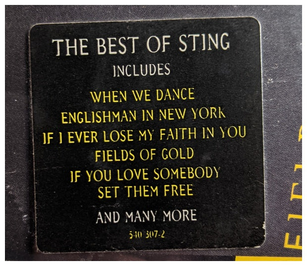STING - FIELDS OF GOLD: THE BEST OF | CD