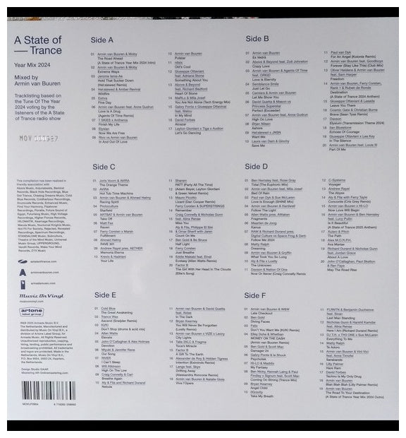 ARMIN VAN BUUREN - A STATE OF TRANCE (3LP) | VINILO