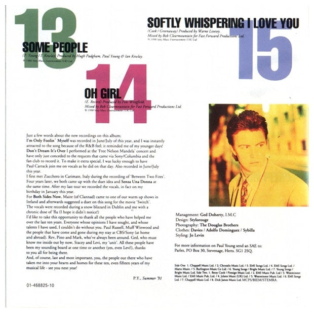 PAUL YOUNG - FROM TIME TO TIME: SINGLES COLLECTION | CD