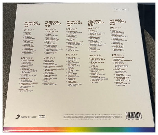 NOW THAT'S WHAT I CALL MUSIC - NOW YEARBOOK 1980 - 1984 (5LP) (LIMITED EDITION) - VARIOUS ARTISTS | VINILO