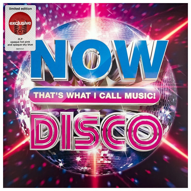 NOW THATS WHAT I CALL MUSIC! DISCO - DISCO (EXCLUSIVE) (2LP) (OPAQUE HOT PINK/SKY BLUE VINYL) | VINILO