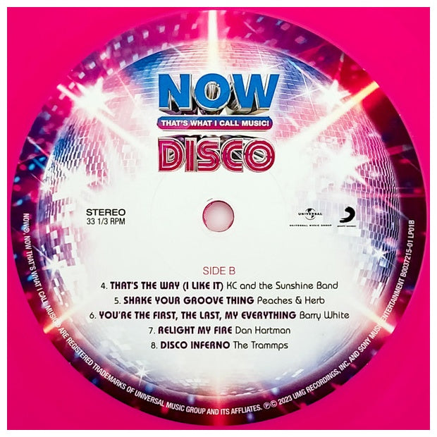 NOW THATS WHAT I CALL MUSIC! DISCO - DISCO (EXCLUSIVE) (2LP) (OPAQUE HOT PINK/SKY BLUE VINYL) | VINILO