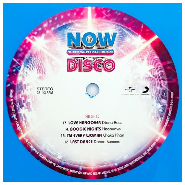 NOW THATS WHAT I CALL MUSIC! DISCO - DISCO (EXCLUSIVE) (2LP) (OPAQUE HOT PINK/SKY BLUE VINYL) | VINILO