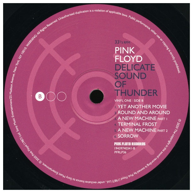 PINK FLOYD - DELICATE SOUND OF THUNDER (3LP) | VINILO