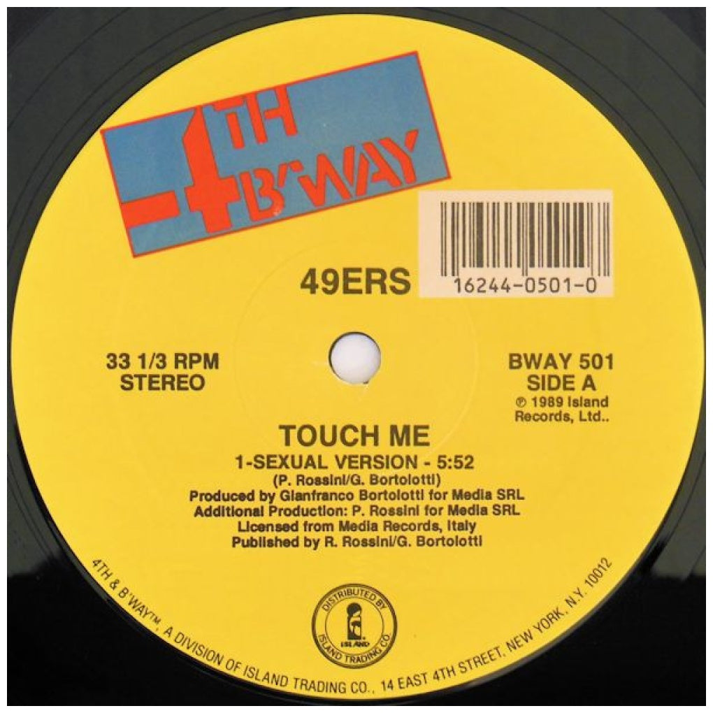 49ERS - TOUCH ME | 12" MAXI SINGLE VINILO USADO
