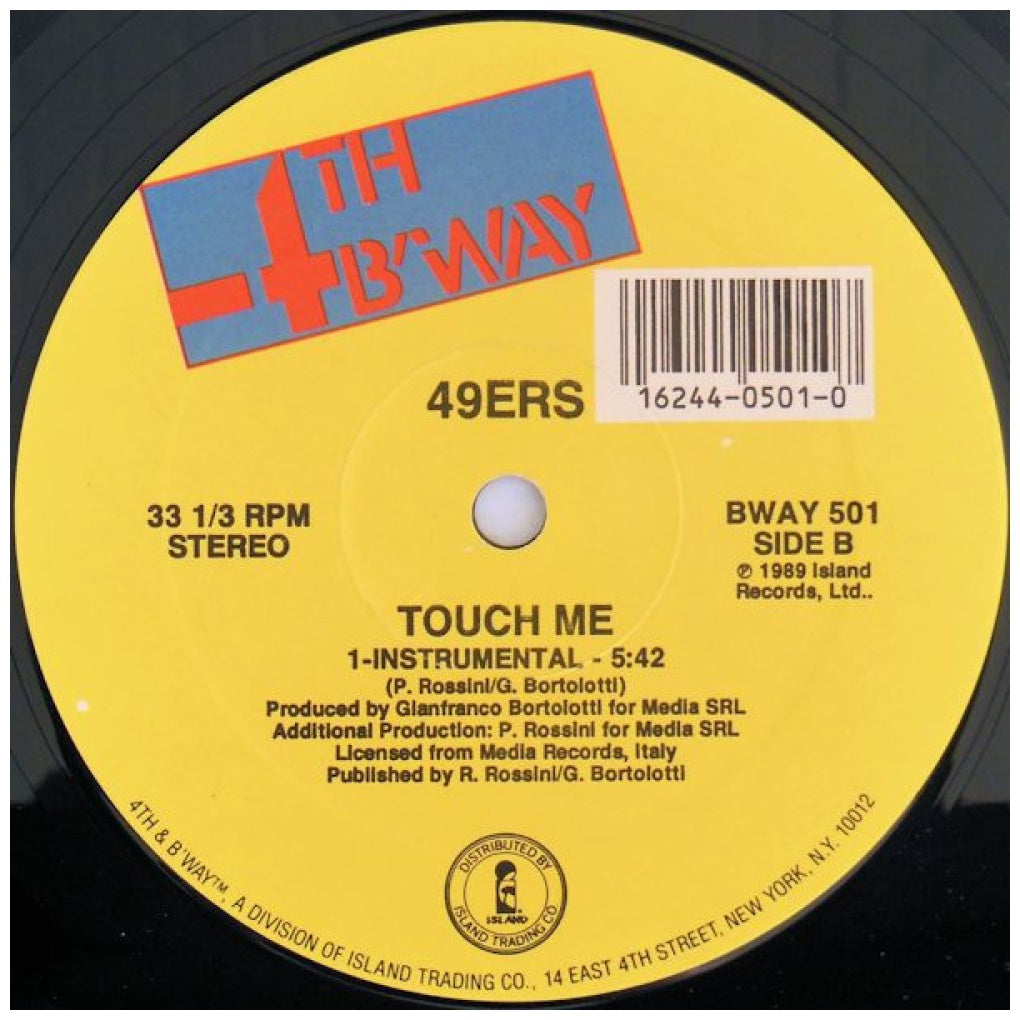 49ERS - TOUCH ME | 12" MAXI SINGLE VINILO USADO