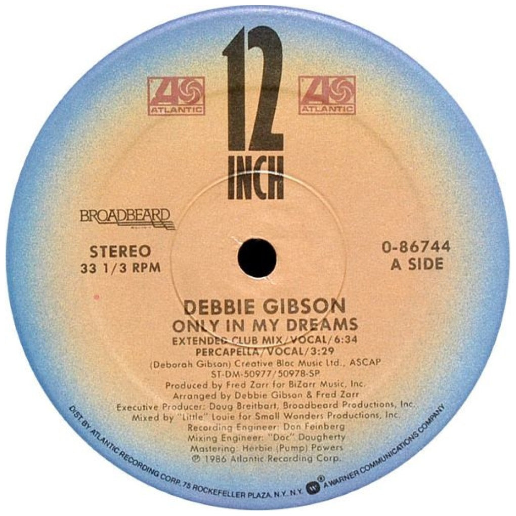 DEBBIE GIBSON - ONLY IN MY DREAMS | 12" MAXI SINGLE VINILO USADO