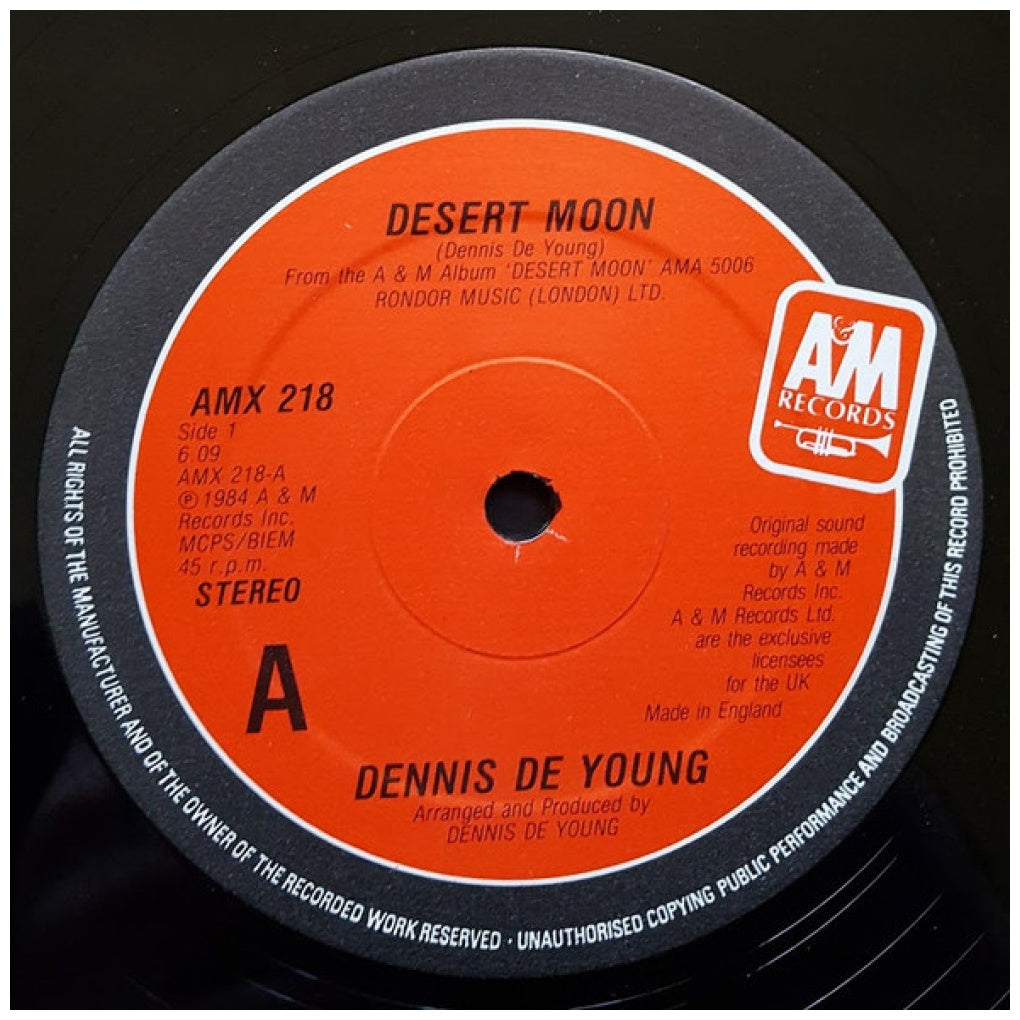 DENNIS DE YOUNG - DESERT MOON (VDE-NUEVO/SELLADO) | 12" MAXI SINGLE VINILO USADO